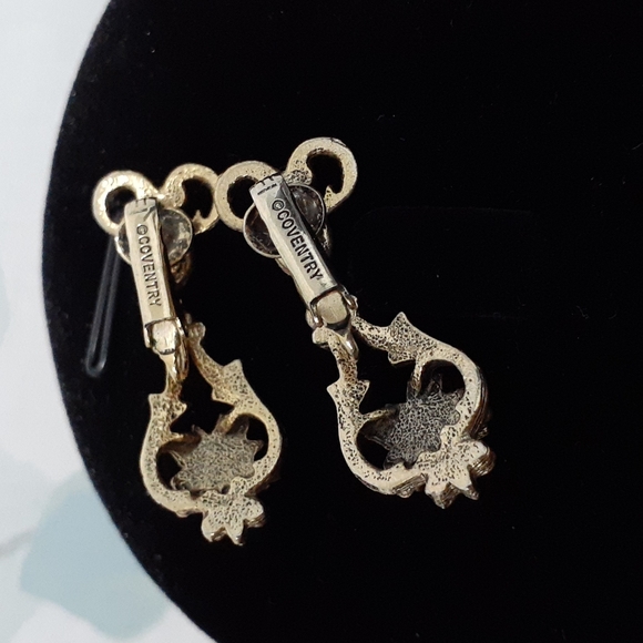 Vintage Sarah Coventry Clip On Dangle Earrings - Picture 5 of 7